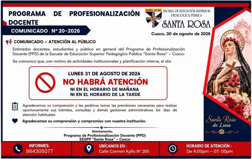 Comunicado de Atención PPD