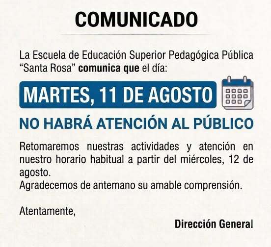 Comunicado