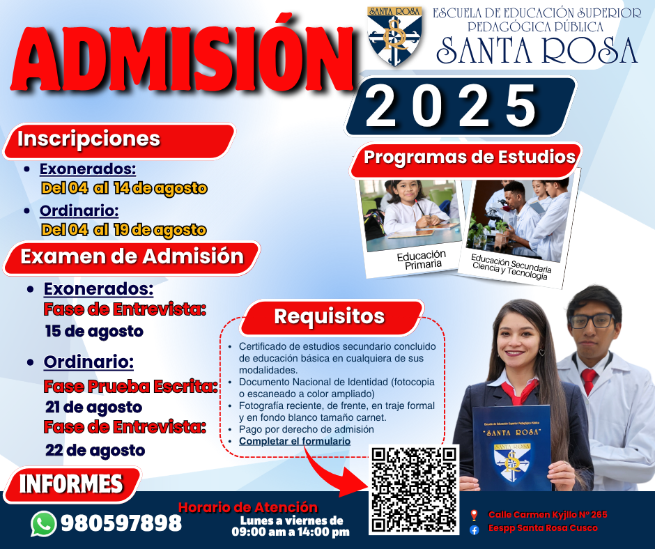 Admisión 2025